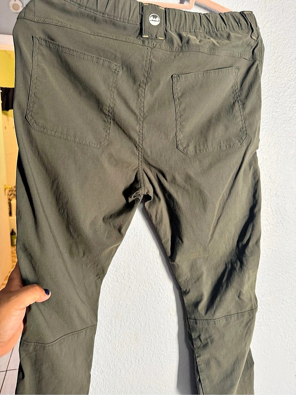 Mountain Hardwear Women'Small Green Hiking Pants Size Small
